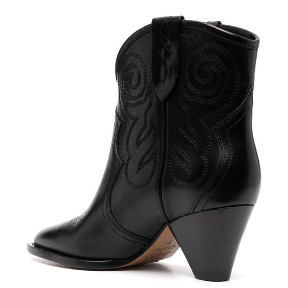 ISABEL MARANT Darizo Mid-Heel Ankle Boots Size 41 - Picture 6 of 16